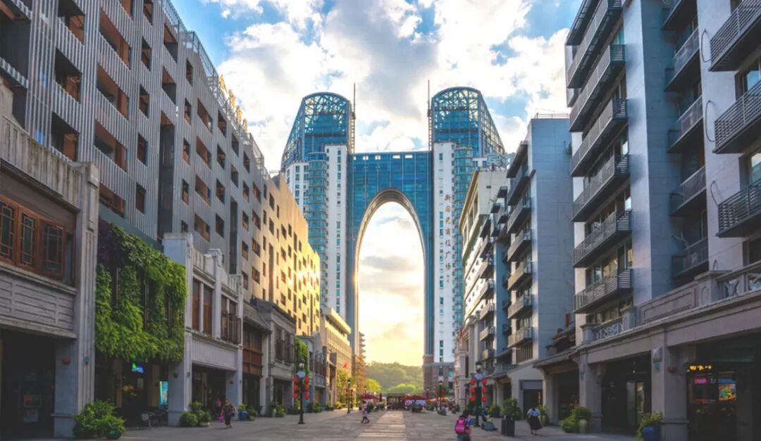 Contemporary Chanjie Street in Wenzhou
