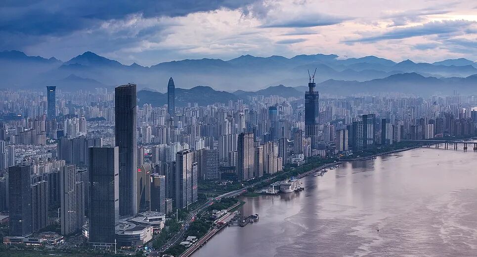 Scenic view of Wenzhou